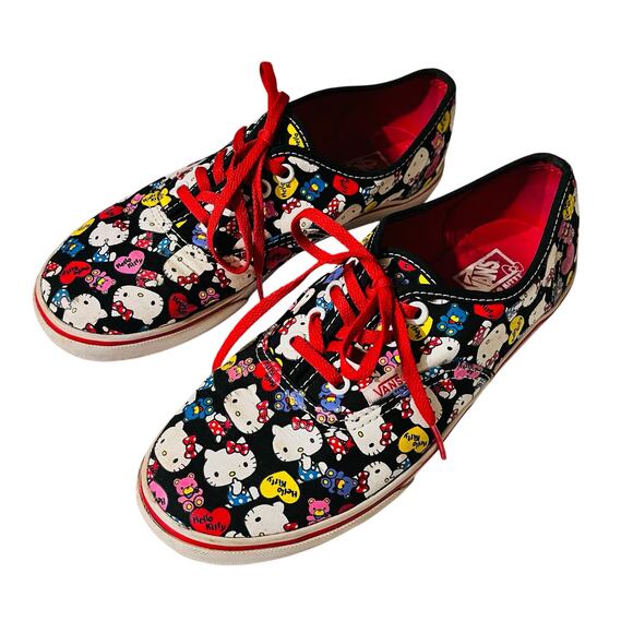 Vans Other - Vans X Hello Kitty Sneaker Shoes For Kids Size 3.5